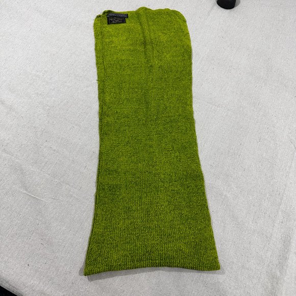 Vintage Green Harold Powell Made in Italy for Harold's Winter Scarf warm Chunky - Picture 4 of 6